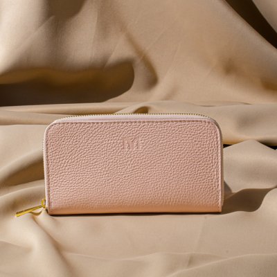 BELINE LIGHT PINK - veľká dámska peňaženka na zips, ružová