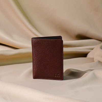 GENTLEMANS - Pánska peňaženka na karty, hnedá