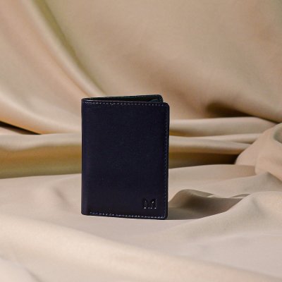 GENTLEMANS - Pánska peňaženka na karty, tmavomodrá