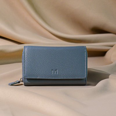 ZIPPER GREY - dámska peňaženka na zips, sivá